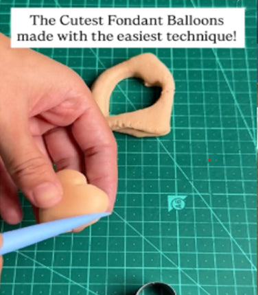 Painted with Joy: Crafting Heart & Number Fondant Balloon Toppers with Tastycrafts