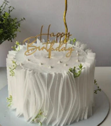 Whimsical Waves: Craft a Wafer Paper Ruffles Cake  with Tastycrafts