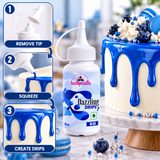 DAZZLING DRIPS - BLUE