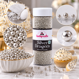 SILVER DRAGEES - 1.5 MM