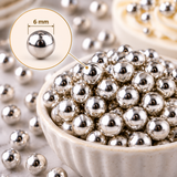 SILVER DRAGEES - 6MM
